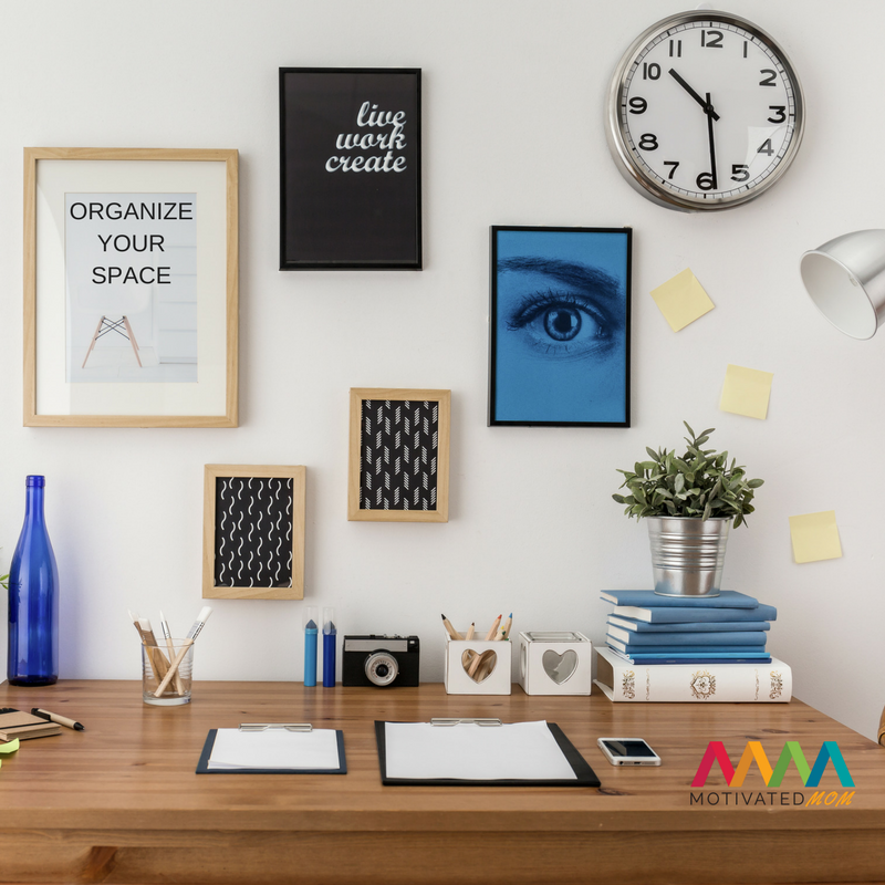Step 2 to improve Focus and eliminate stress is to Organize Your Space