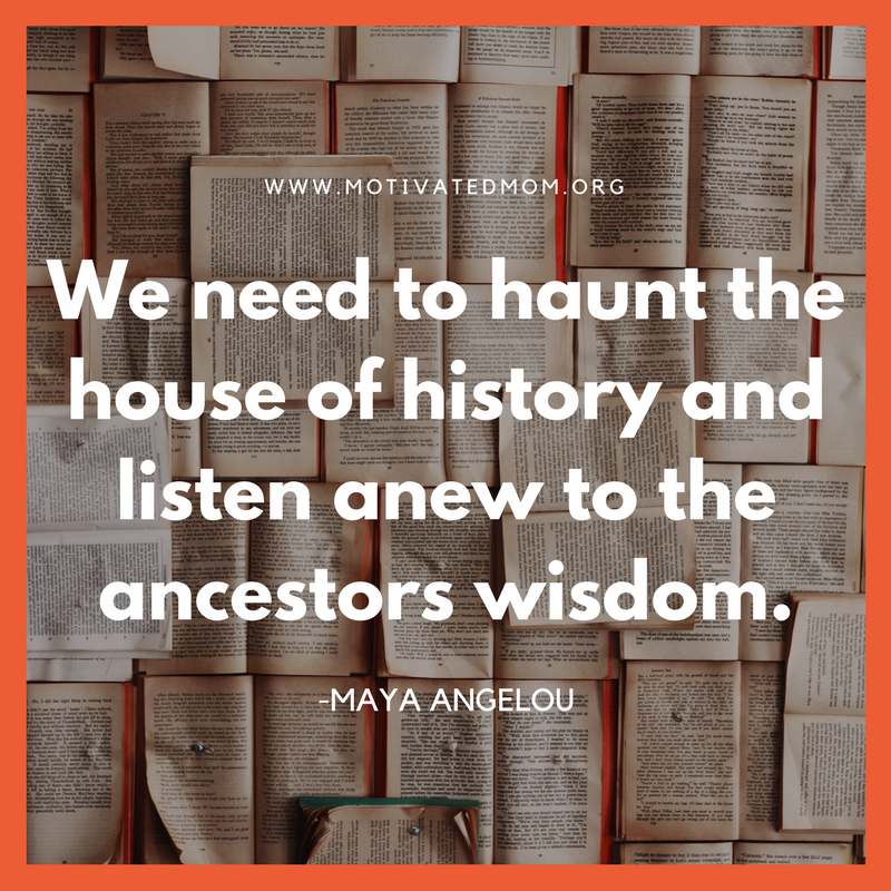 We need to haunt the house of history and listen anew to the ancestors wisdom.
